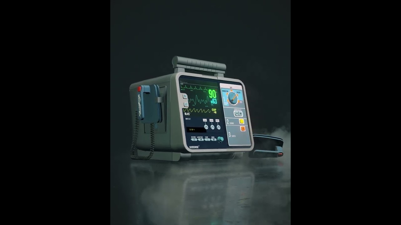 GV SCIFI CONSOLE 006 Desfibrilator 3D Model