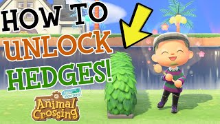 How to Unlock Hedges in Animal Crossing New Horizons!