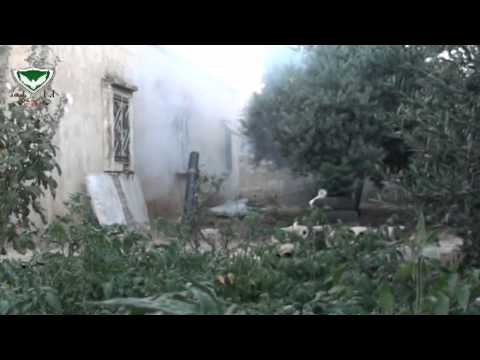 استهداف مقرات النظام بقذائف الهاون في بلدة ام شرشوح في ريف حمص الشمالي