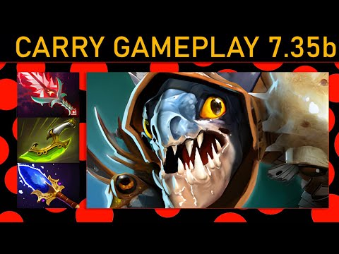 ⭐V-Tune Slark 20 Kills! Carry Gameplay 7.35b - Dota 2 Top MMR