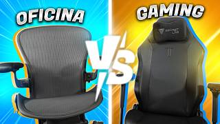 Silla Gamer vs Silla de Oficina Ergonómica 🧠Entiende ESTO antes de comprar una!