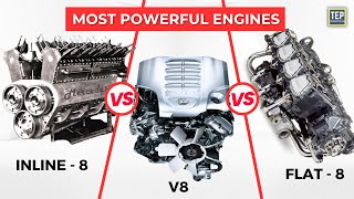 How 8-Cylinder Engine Works? Inline-8 vs V8 vs Flat-8 | Explained