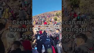 Download lagu Who's Climbing Mount Slamet on September 15th? #Shorts #MountSlamet mp3