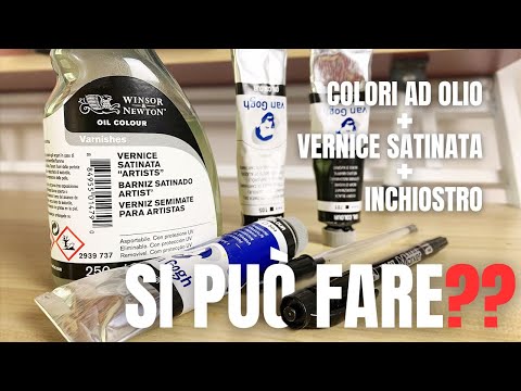 OIL COLORS + INK + PAINT, I UNDERSTAND how TO USE THEM TOGETHER and show you all the evidence