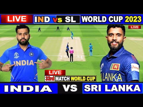 Live: IND Vs SL, ICC World Cup 2023 | Live Match Centre | India Vs Sri Lanka | 1st Inning