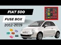 Fiat 500 Fuse Box Diagram Location 2012 2019