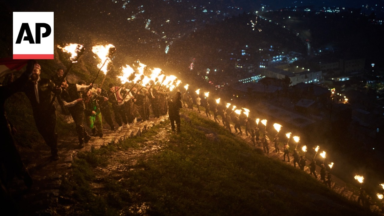 Video | Thousands of Kurds in Iraq celebrate Nowruz amid the Iran war