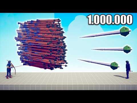 1.000.000 DAMAGE NEEDLE vs EVERY GOD - TABS | Totally Accurate Battle Simulator 2023