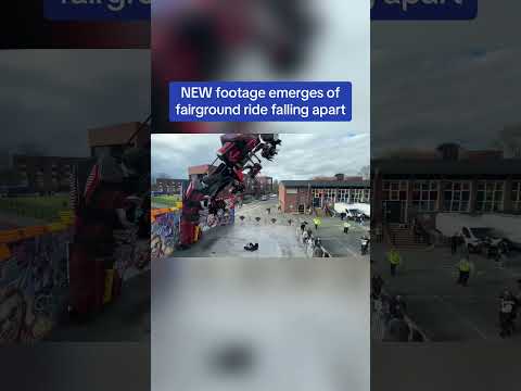 NEW footage emerges of fairground ride falling apart ????