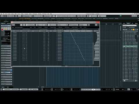 Using Cubase Event List