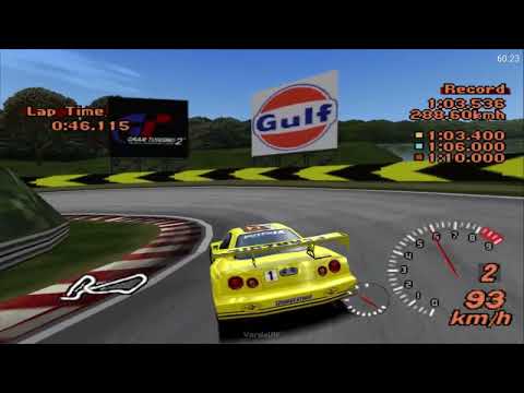 Gran Turismo 2 - S License Test [All GOLD] - Duckstation [60FPS]