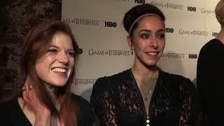 Rose Leslie &amp; Oona Chaplin at the &#39;Game Of Thrones&#39; Season 1 DVD Launch Party