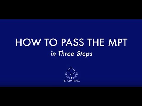 How To Pass The MPT In Three Steps
