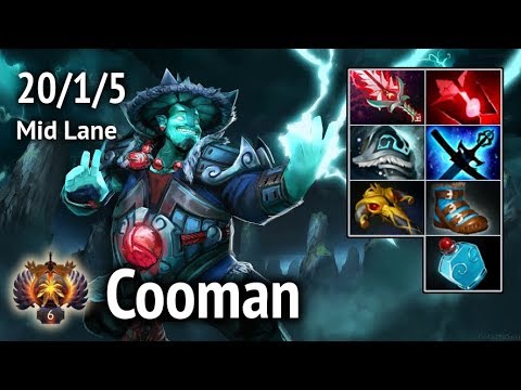 Storm Spirit Cooman.Empire Mid Lane. Full game. Dota 2