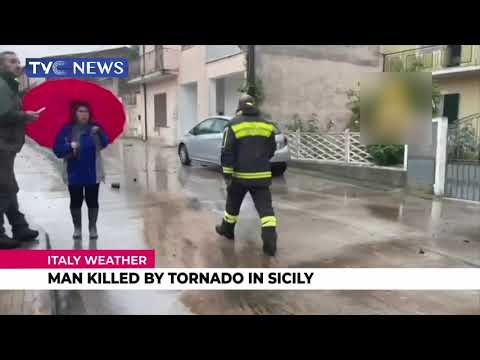SAD! 53-Year Old Man Killed By Tornado In Sicily, Italy