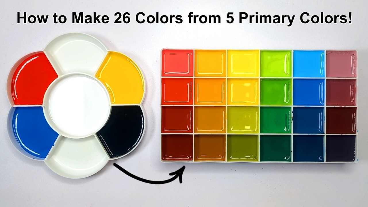How to Make 26 Colors from Only 5 Primary Colors