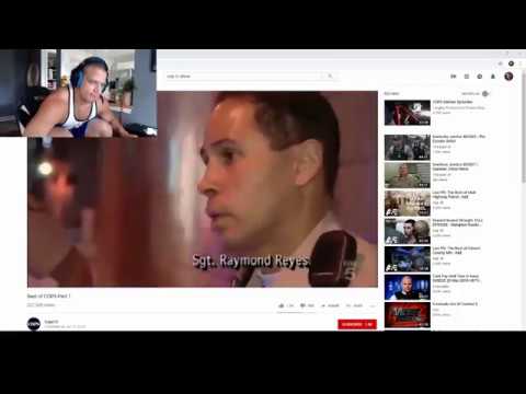 Tyler1 reacting to cops show and raging when asked by fan