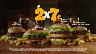 Burger King ¡EL 2X7€ ESTÁ DE VUELTA! anuncio