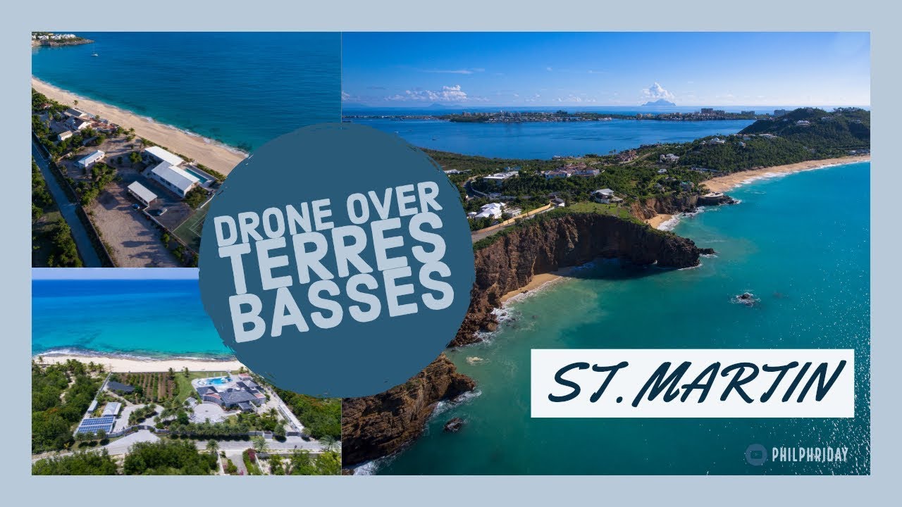 Drone over Terres Basses St. Martin