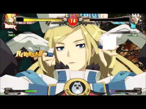 Xrd A&M Netplay #2: Dario (Millia) vs Neptuna (Ramlethal/Johnny)