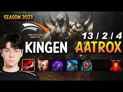 HLE Kingen AATROX vs K'SANTE Top - Patch 13.16 KR Ranked