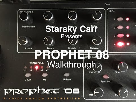 Dave Smith Instruments Prophet 08 Walkthrough