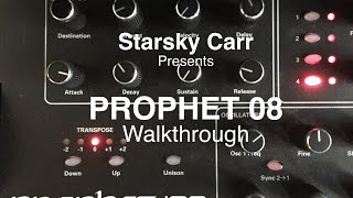 Video thumbnail for Dave Smith Instruments Prophet 08 Walkthrough by Starsky Carr