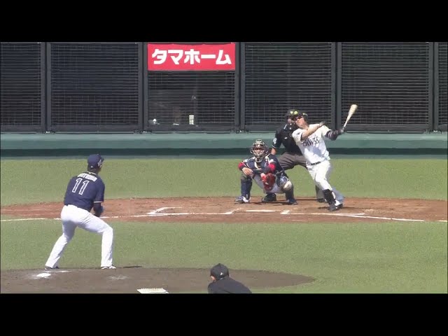 【ファーム】ホークス・江川 右中間へ反撃のタイムリー2ベース!! 2018/4/21 H-Bs(ファーム)