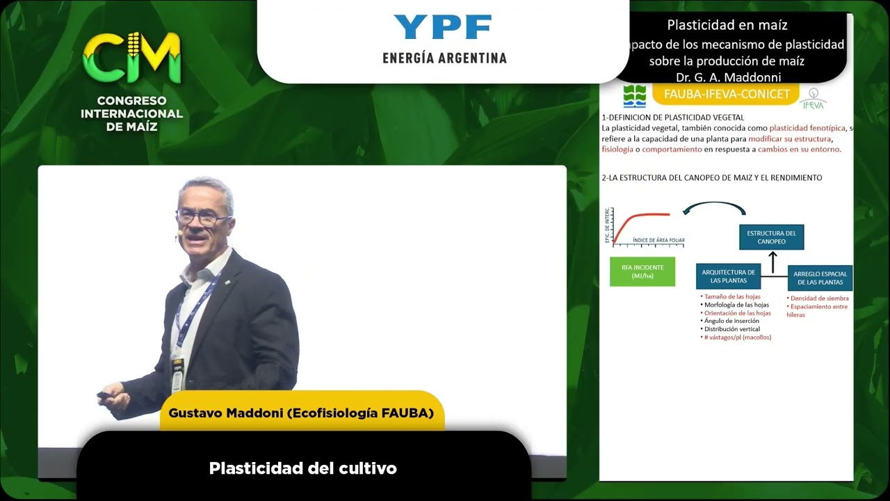 "Plasticidad del Cultivo" - Sala Bayer - Día 1/ 3