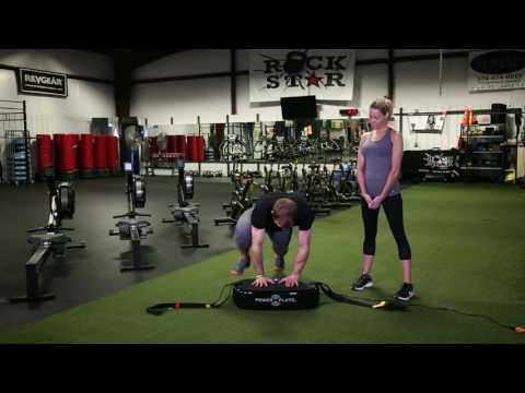Power Plate training with Lisa Varga, Warrior Lunge