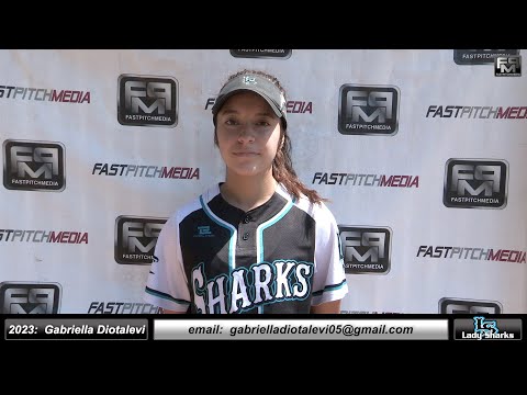 2023 Gabriella Diotalevi 3.6 GPA 2nd Base & 3rd Base Softball Skills Video - San Jose Lady Sharks