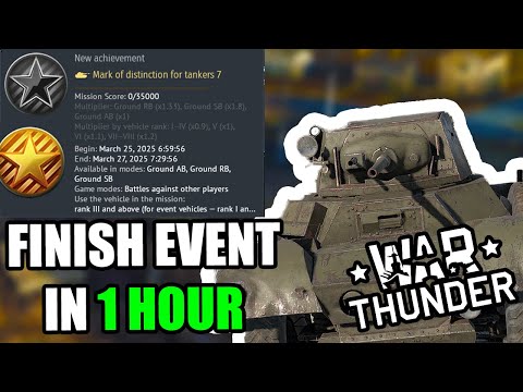 The FASTEST Way To Grind Events In War Thunder 2025! | A Secret War Thunder Meta