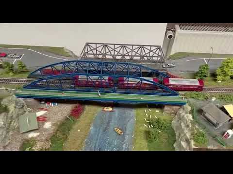 Modellbahn Ausstellung auf dem Kreuztaler Weihnachtsmarkt Lichterglanz 2022