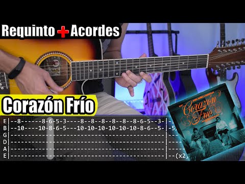 Corazón Frío - Jasiel Nuñez x DannyLux - Requinto + Acordes | TABS | Tutorial Guitarra