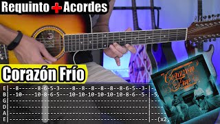 Corazón Frío - Jasiel Nuñez x DannyLux - Requinto + Acordes | TABS | Tutorial Guitarra