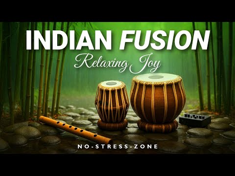 Indian Instrumental Fusion Music | Quiet Season Glow – Bansuri & Tabla – Peaceful Nature Calm Music