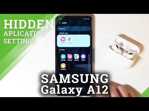 How to Locate & Activate Hidden Apps in SAMSUNG Galaxy A12 – Hidden Apps Settings