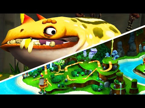 Donkey Kong Country Returns 3D - World 1: Jungle - No Damage 100% Walkthrough