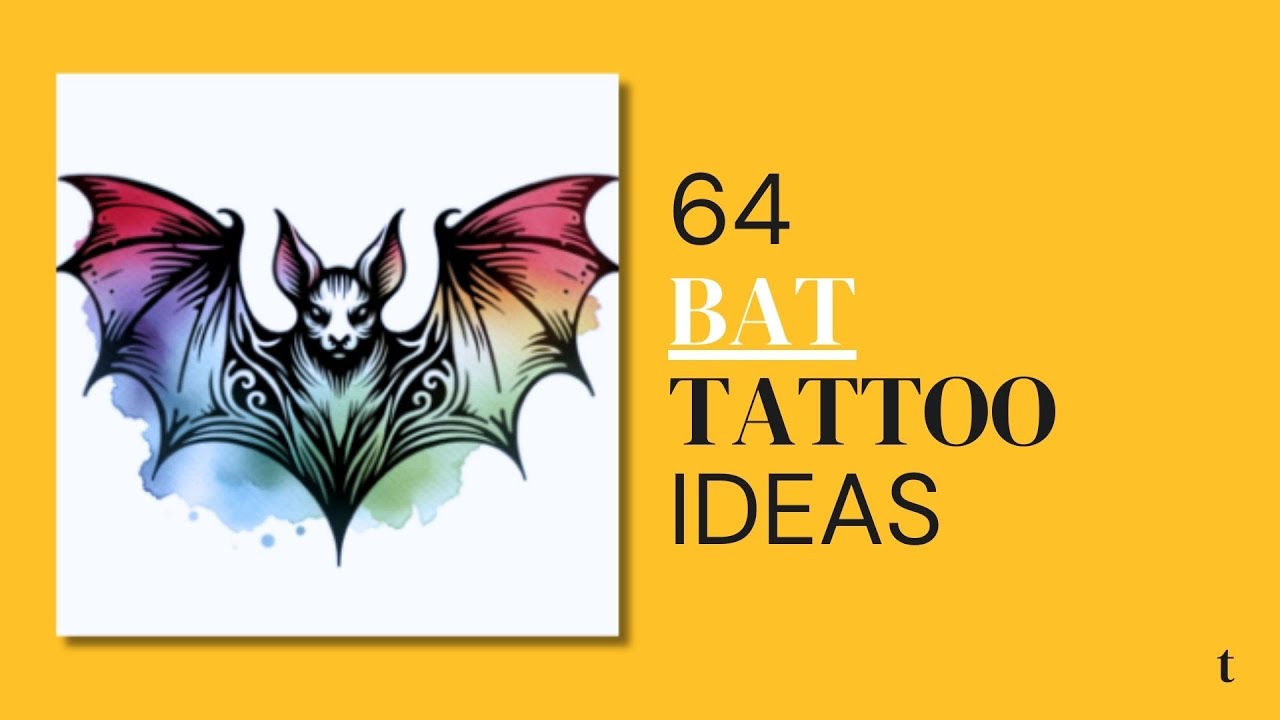 64 Bat Tattoo Design Ideas
