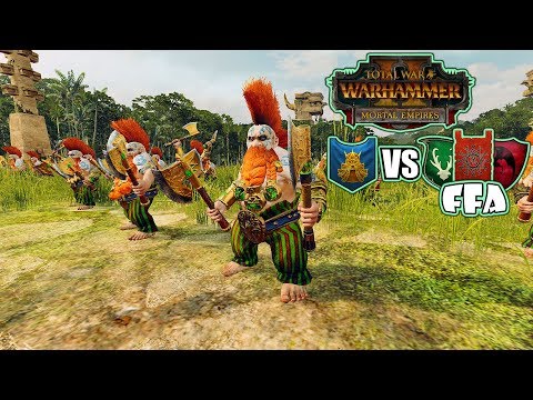 Total War: Warhammer II Battlecast #41 - FFA - Dawi All Stars - Turin, ProfPwn, Atticus