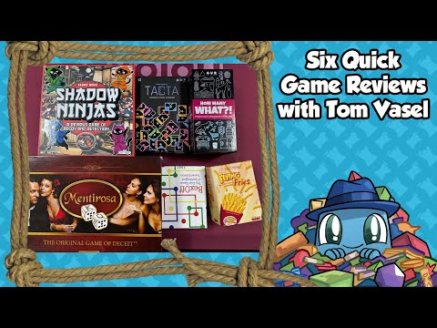 Six Quick Game Reviews - with Tom Vasel
