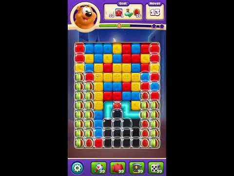 Toon Blast Level 10912 - NO BOOSTERS 🐻🐺🐱 | SKILLGAMING ✅