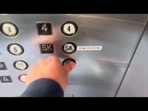 Montgomery traction elevators at Leamington Ramp in Minneapolis, MN