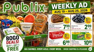 PUBLIX Weekly Ad 8/19/26–8/25/26 🛒 BEST BOGO DEALS & BIG SAVINGS!