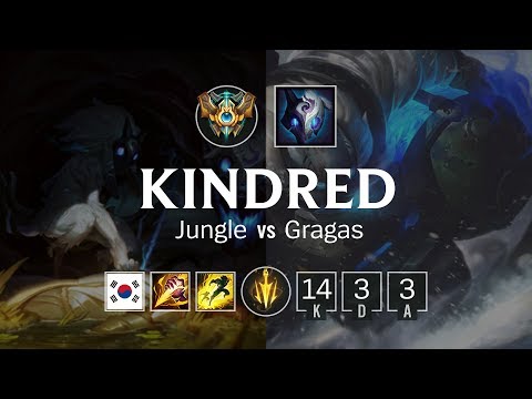 Kindred Jungle vs Gragas - KR Challenger Patch 8.23