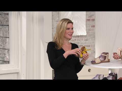 Miz Mooz Leather Knot Detail Slide Sandals - Dory on QVC