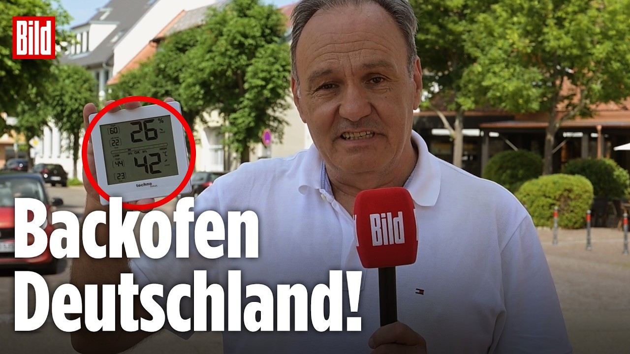 Extrem-Hitze wird zur Belastungsprobe: BILD im heißesten Ort Deutschlands