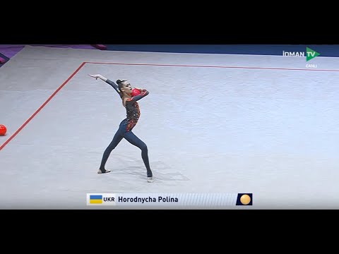 Polina Horodnycha Ball Qual 31,800 - World Cup Baku 2024