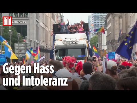 Berlin: Hunderttausende feiern CSD