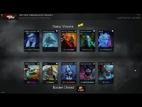 Natus Vincere NaVi VS Burden United BU part 1 Dota 2 Tournament 2015